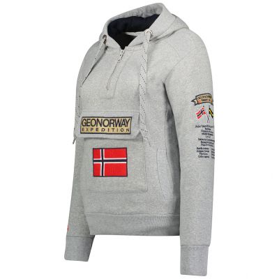 2. Geographical Norway 3/4 Gymclass Distri M WU1293H/GN B-Grey sweatshirt