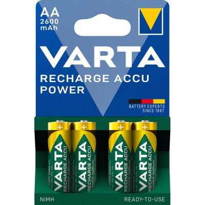 9. VARTA Ready2Use 5716101404 AA rechargeable battery pack (2600mAh ; Ni-MH)