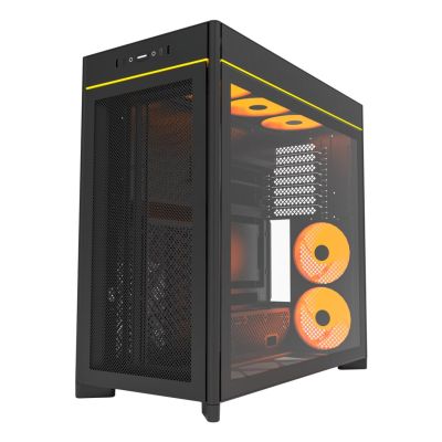 4. Montech HS01 PRO PC case, Midi-Tower, ATX, aRGB, Tempered Glass