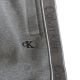 3. Calvin Klein Fleece Logo Tape Jogger Grey Heather Sweatpants - LZ04LE291G-P7E
