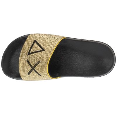 3. SUN68 Slippers Strass Logo X36211-1143 Gold 39