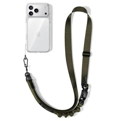 4. Tech-Protect C9S Rope Crossbody Phone Lanyard - Green