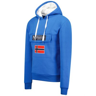 4. Geographical Norway Gadrien DB 054 M WW6115H/GN-Royal Blue / White sweatshirt