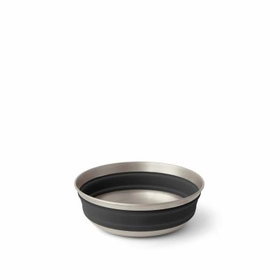 Sea To Summit Detour Camping Dish Round Silicone, Stainless Steel Foldable 1 Person Personal