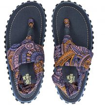 Gumbies Slingback Flip Flops W G-SB-WN-AZTEC