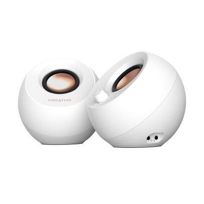 6. Creative Labs Creative Pebble Pro White 51MF1710AA003 BT Speakers