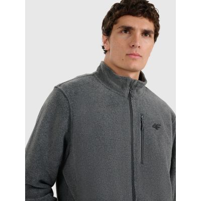 3. Men's Regular Fit Fleece Jacket with Stand-Up Collar 4F 4FRMM00TFLEM435-23M
