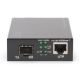 11. Gigabit PoE Media Converter, RJ45 / SFP, PSE