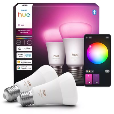 3. Philips Hue White and color ambiance Smart bulb A60 E27 - 810
