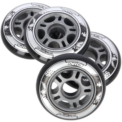 33. PU 76x24 82A BLACK WHEELS (4 pcs.) NILS EXTREME