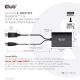 4. CLUB3D CAC-1010-A Cable Adapter 0.6m DisplayPort DVI-D + USB Black
