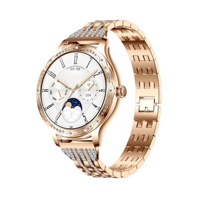 2. VELTORI VT350-1 Women's Smartwatch Rose Gold Bracelet
