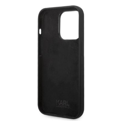7. Karl Lagerfeld Silicone Choupette case for iPhone 14 Pro Max - black