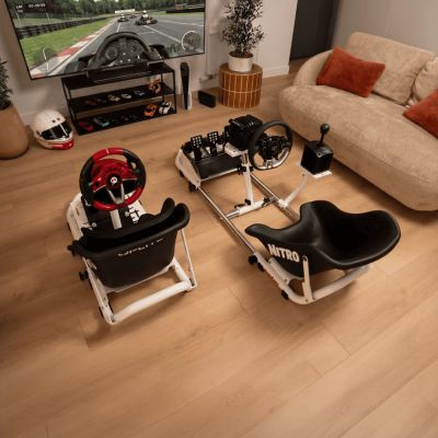 5. OPLITE Nitrokart - Schalthebel- & Handbremshalter V2 white retail
