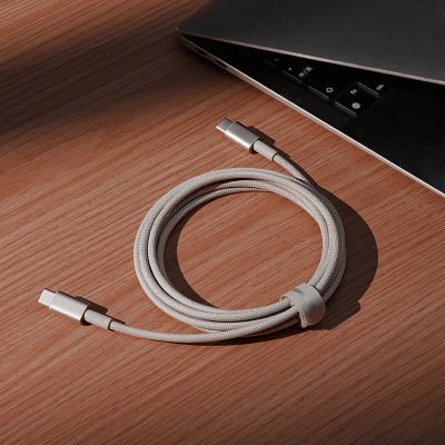 15. Baseus Tungsten Gold USB-C / USB-C 100W 2m cable - gold