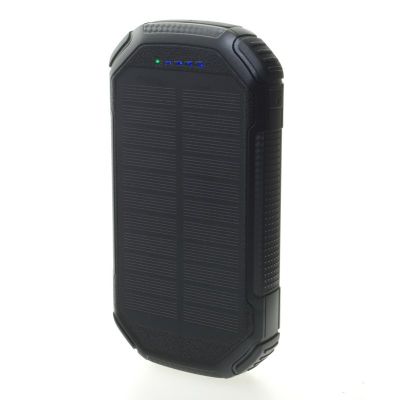 3. POWERNEED POWER BANK WITH SOLAR PANEL 20000MAH LI-POLY PV 1.5W QI 2A USB QC 3.0 LED POWER DELIVERY BLACK S20000C