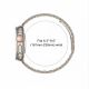 4. Tech-Protect Stainless Stainless Steel Bracelet for Apple Watch 44 / 45 / 46 / 49 mm – Silver-Gold