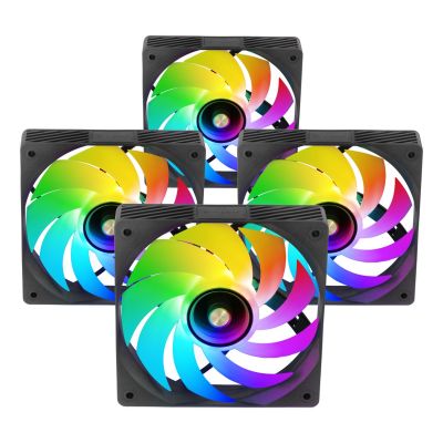 5. TACENS MARS MF-SI4KIT FANS 120 ARGB x4 BK - fans + hub + remote control (TACMARS-MFSI4KIT)