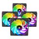 5. TACENS MARS MF-SI4KIT FANS 120 ARGB x4 BK - fans + hub + remote control (TACMARS-MFSI4KIT)