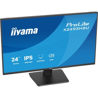 7. iiyama ProLite X2493HSU-B1 computer monitor 60.5 cm (23.8") 1920 x 1080 px Full HD LED Black