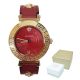 Versace Tribute women's watch red gold - VEVG00620