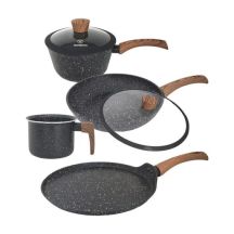 Westinghouse WCCS008506AMBB aluminum cookware set, 6 pieces