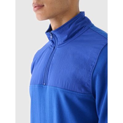 2. Men's sweatshirt without zipper, without hood, 4F 4FRSS24TSWSM2035-36S