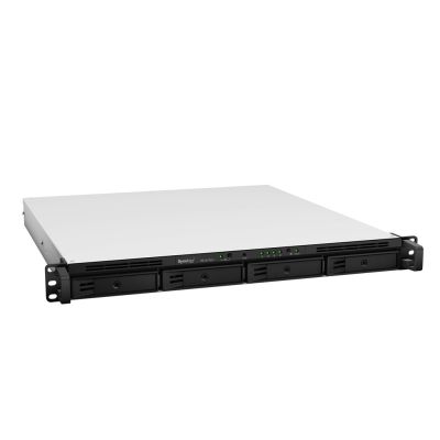 6. NAS Synology RS1619xs+; 1U RACK; 4x (3.5" SATA HDD/2.5" SATA HDD); Intel Xeon D-1527; 8 GB DDR4 ECC UDIMM (max. 64 GB), 4x 1GbE RJ-45