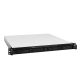 6. NAS Synology RS1619xs+; 1U RACK; 4x (3.5" SATA HDD/2.5" SATA HDD); Intel Xeon D-1527; 8 GB DDR4 ECC UDIMM (max. 64 GB), 4x 1GbE RJ-45