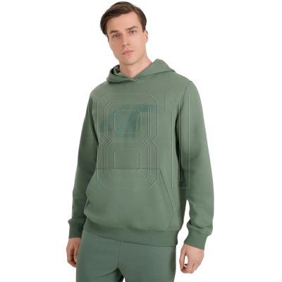 Men's sweatshirt 4F M1980 green 4FWAW25TSWSM1980 41S