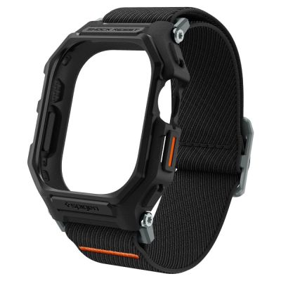 8. Spigen Lite Fit Pro Case with Strap for Apple Watch Ultra 1 / 2 (49mm) - Matte Black