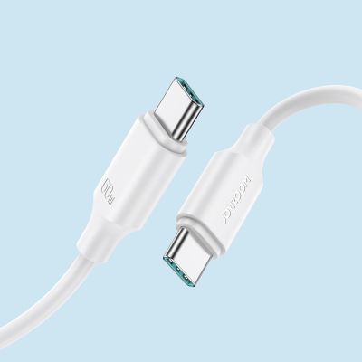 4. Joyroom Long-Lasting Series A9 USB-C / USB-C PD QC cable 60W 3A 1m - white