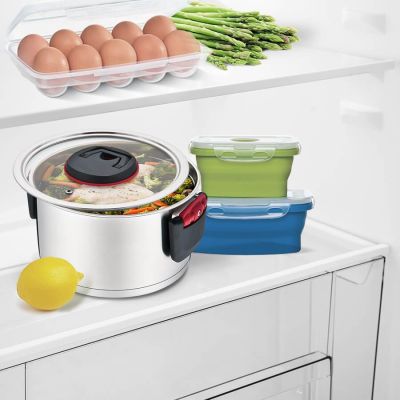 6. Pot with foldable handles + lid MR-3530-18 2.3L