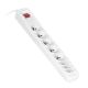 Activejet APN-8g/5m-GR surge protector strip (3 x Type C, 5 x UTE; 10 A; 5m; gray)