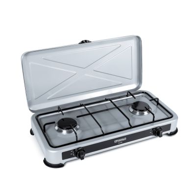 PROMIS 2-BURNER GAS STOVE, SILVER KG200S