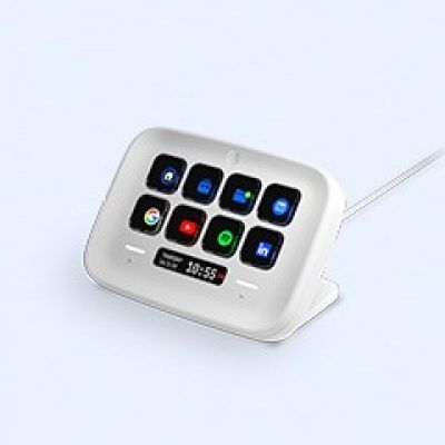 4. Elgato Stream Deck Neo external controller, white, 8 configurable keys