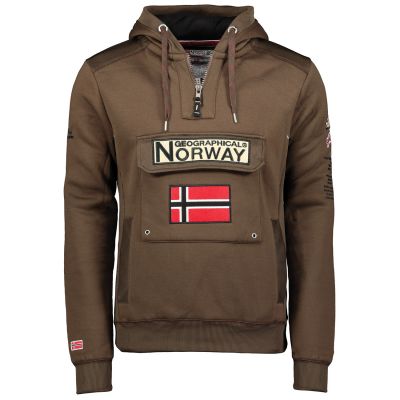 Geographical Norway Gymclass DB 054 M WW2487H/GN-Brown sweatshirt