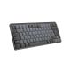 6. Logitech 920-010780 Keyboard Office RF Wireless + Bluetooth QWERTY American International Graphite Gray