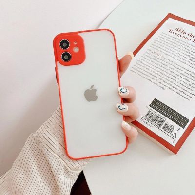 3. Milky Case silicone flexible translucent case for Samsung Galaxy S21 Ultra 5G red