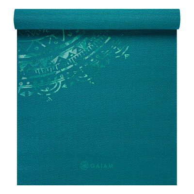 2. GAIAM Jade Mandala yoga mat 4mm 61972