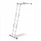 2. AWTOOLS Multifunctional aluminum ladder 4x3