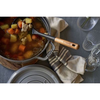 9. STAUB Round cast iron pot 40500-246-0 3.8l graphite