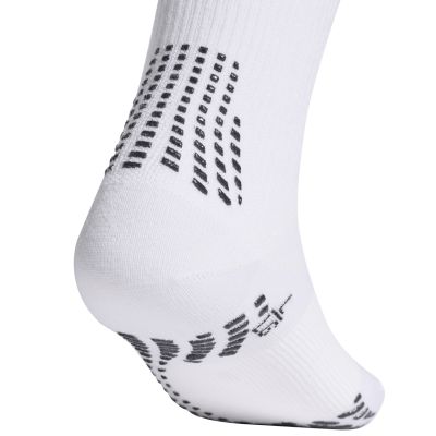 3. adidas Football GRIP Printed Crew Performance Light Socks, White JZ3026