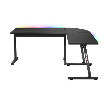 25. Huzaro Hero 6.0 Black RGB Gaming Desk