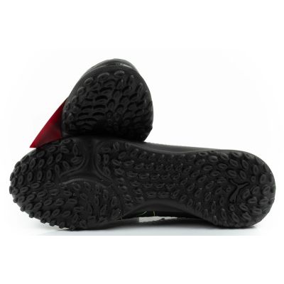 9. Puma men's sports shoes Future 8 Play TT turf football shoes black green