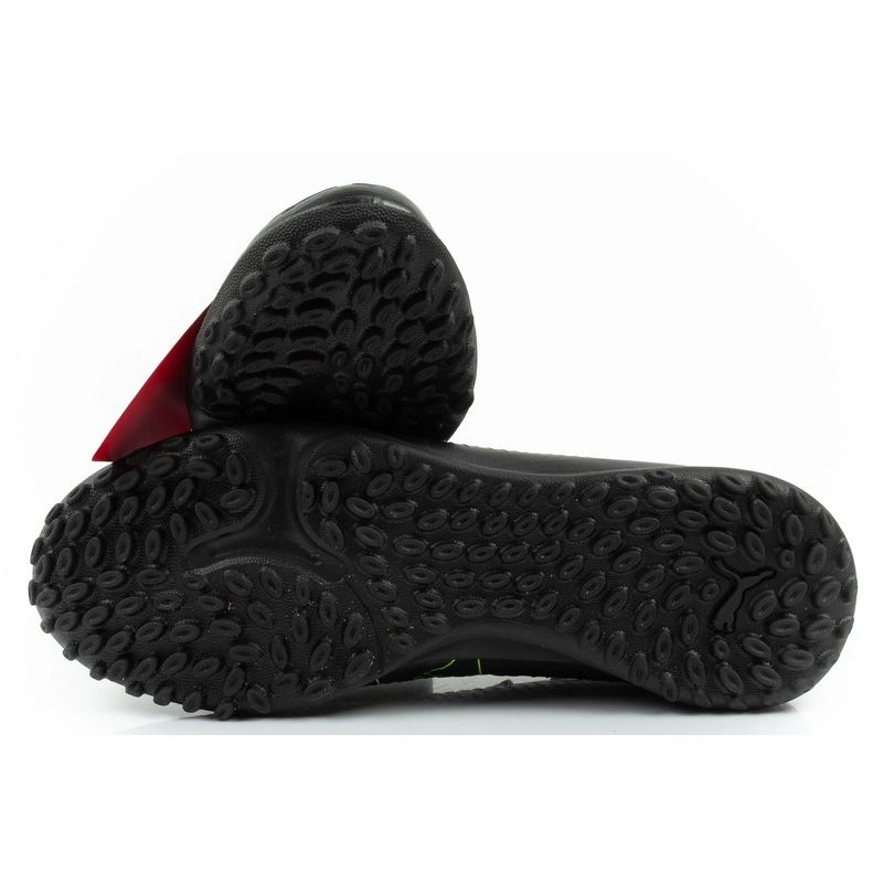 9. Puma men's sports shoes Future 8 Play TT turf football shoes black green