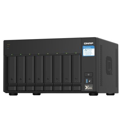 4. Qnap TS-832PX-4G, Tower, 8 x 2.5"/3.5" SATA, Annapurna Labs Alpine AL324 1.7GH, 4GB DDR4 SODIMM (Max. 16GB), 2 x 10GbE SFP+, 2 x 2.5GbE, Single PSU