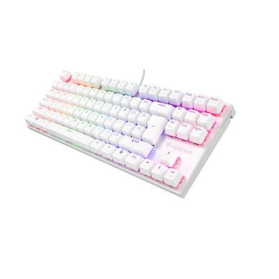 3. GENESIS THOR 303 TKL US WHITE RGB MECHANICAL GAMING KEYBOARD SILENT SWITCH HOT SWAP