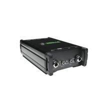 Mackie MDB-1A - Active direct box - Bass guitar - Synthesizer - Schwarz - 20 - 20000 Hz - 330000 Ohm - 24-48