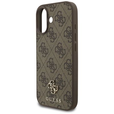 6. Guess 4G Small Classic Logo MagSafe Case for iPhone 17 - Brown